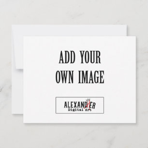 Carte plate A2 horizontale de 4,25 x 5,5 po