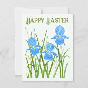 Carte plate avec iris