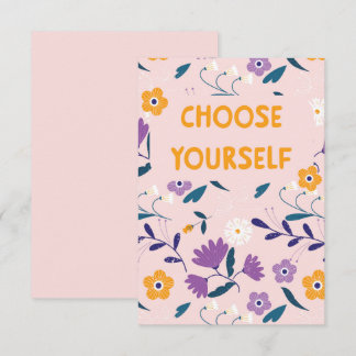 Carte plate Choisissez vous-même