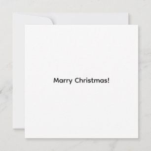 Carte plate de Noël avec un chat chaleureux