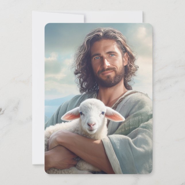 Carte plate Jésus (Devant)