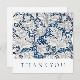 CARTE PLATE : MERCI : WILLIAM MORRIS : COULEUR D'E