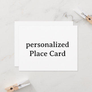 Carte plate personnalisée 4,25" x 5,5"