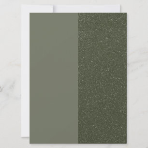 Carte plate personnalisée vert mousse moderne – br