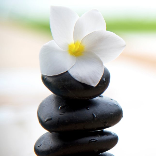 Carte plate, Pierres Zen, Balance, Méditation, Bla (Créateur téléchargé)