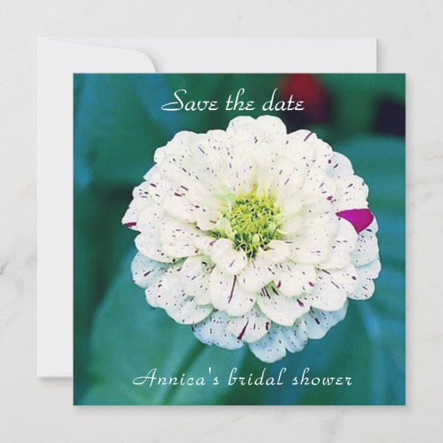 Carte plate 'Sauvez la date' (Devant)
