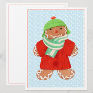 Carte plate WOOLIE GINGERPREAD 6,5 x 8,75