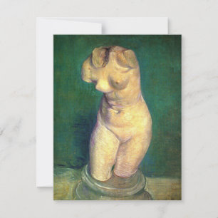 Carte Plâtre Statuette Torse Féminin par Vincent van Gog