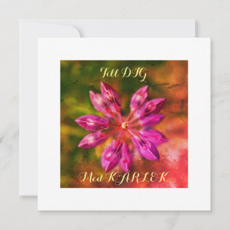 Carte Platt kort Hälsningskort