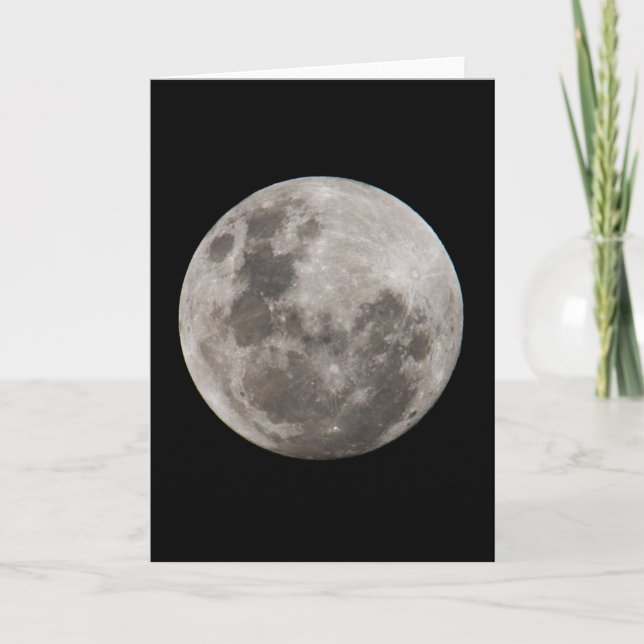 Carte Pleine lune | Johannesburg Afrique du Sud (Devant)