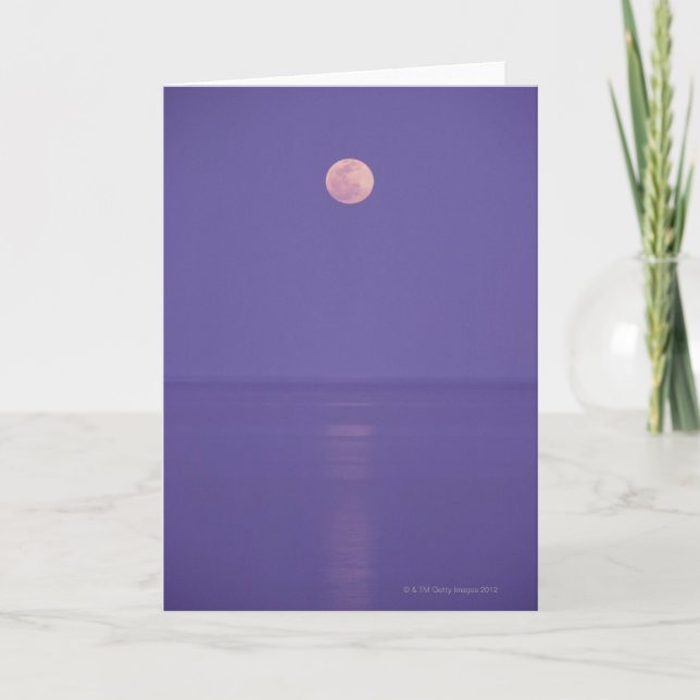 Carte Pleine lune rose (Devant)