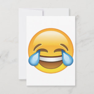 Carte Pleurer de rire Larmes de joie émoji