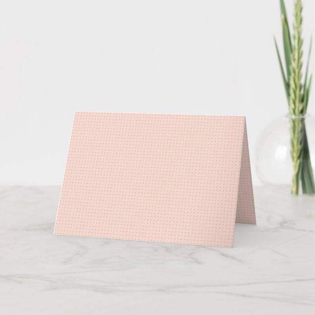 Carte pliable Motif Rose foncé Chaud (Devant)