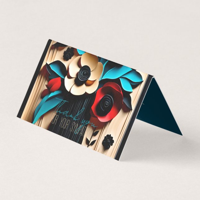 Carte pliée (Front)