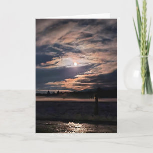 Carte pliée 5 pouces x 7 pouces    Réflexion Icy M