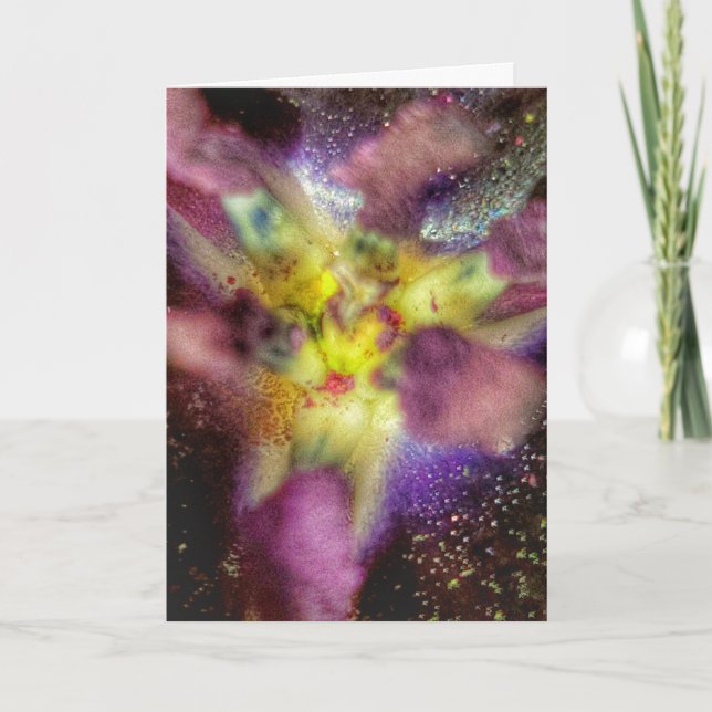 Carte pliée 5 pouces x 7 pouces || Tulip Supernova (Devant)