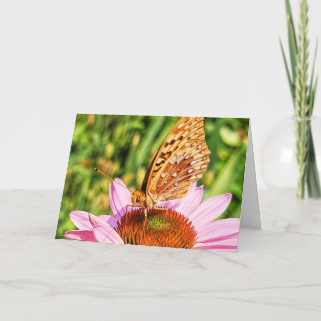 Carte pliée 7 pouces x 5 pouces || Poser un papill (Devant)