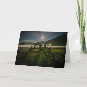 Carte pliée 7 pouces x 5 pouces    Récolte de la l