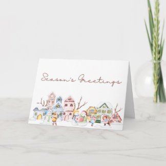 Carte pliée Bonnes Fêtes 5" x 7"
