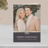 Carte pliée Couples Première Noël