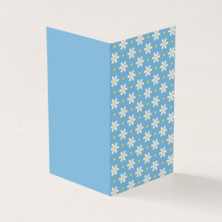 Carte pliée motif Scandi Daisy couleur personnalis