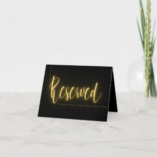 Carte pliée Neon Black Réservée