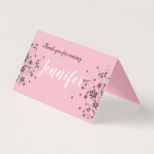 Carte pliée par pli horizontal fait sur commande