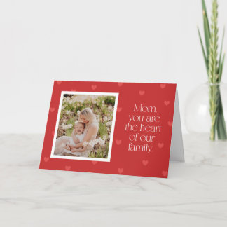 Carte pliée pour la fête des mères Heart of Family