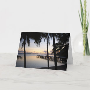 Carte pliée Sunset Islands Whitsunday