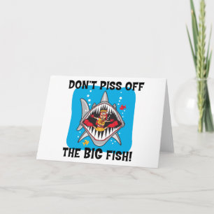 Carte Plongée à l'air drôle