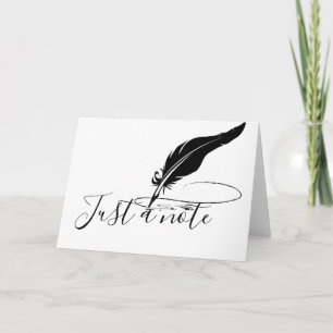 Carte Plume personnalisée 