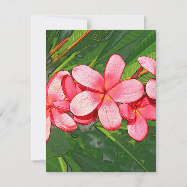 Carte Plumerias (Devant)