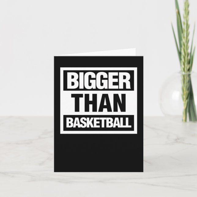 Carte Plus gros que le basket-ball 6 (Devant)