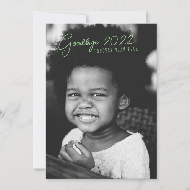 Carte Plus longue année jamais | Noël de famille (Devant)