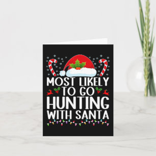 Carte Plus susceptible d'aller à la chasse avec Santa Hu