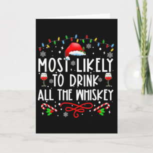 Carte Plus Susceptible De Boire Tout Le Whiskey Famille