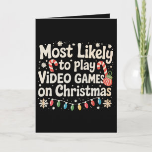 Carte Plus susceptible de jouer aux jeux vidéo à Noël
