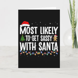 Carte Plus susceptible d'obtenir Sy avec Santa Fun Famil