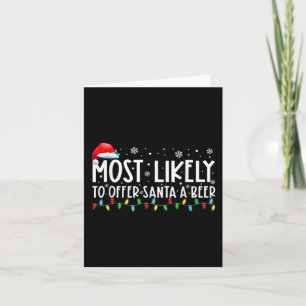 Carte Plus susceptible d'offrir une bière au Père Noël A