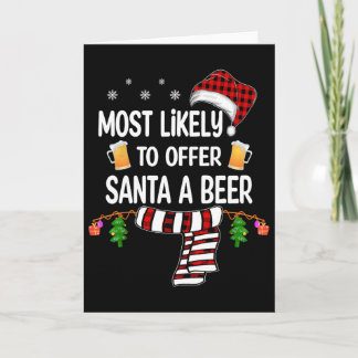 Carte Plus susceptible d'offrir une bière au Père Noël F