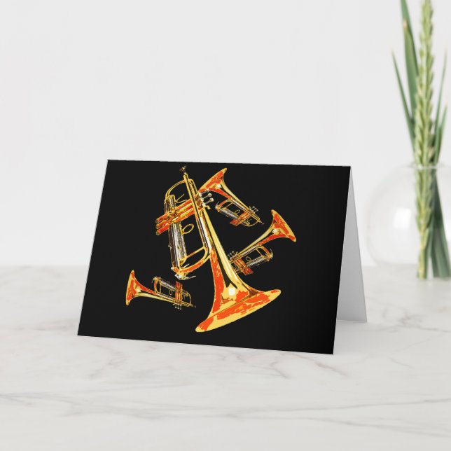 Carte Plusieurs trompettes (Devant)