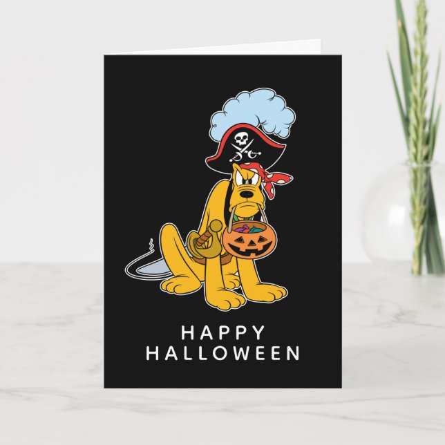 Carte Pluton en costume pirate (Devant)