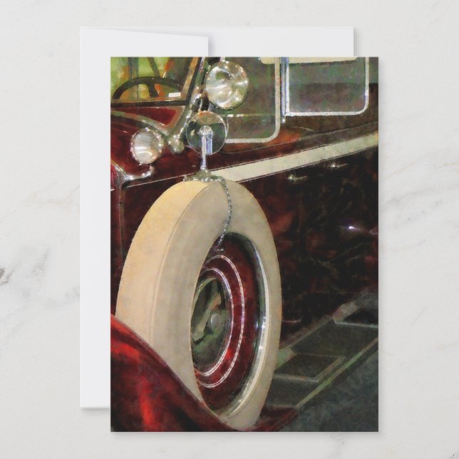 Carte Pneus de rechange (Devant)