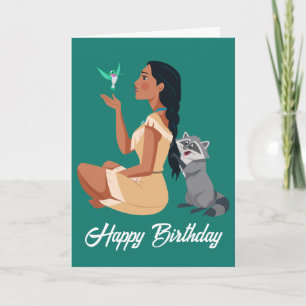 Carte Pocahontas et Pals Amitié forestière