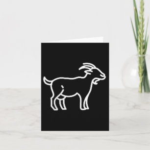 Carte Pocket Patch Badge Apparel Co. Chèvre Animal Mauva