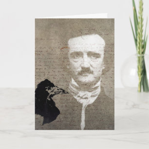 Carte Poe et l'art numérique grunge de Raven,