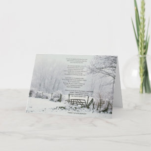 Carte Poem de Noël