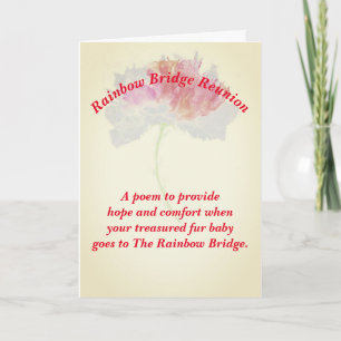 Carte Poème : Confort Pour Perdre Un Animal ; FLST, Plié