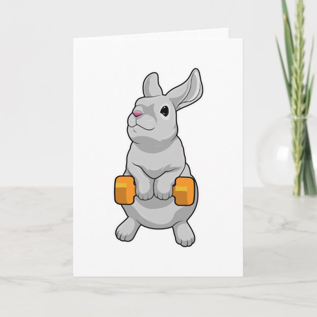 Carte Poignée de fitness pour lapin (Devant)