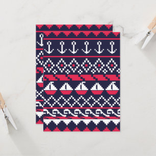 Carte Point de croix nautique